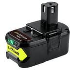 18V 7.0Ah Lithium Battery For Ryobi P108 ONE& Plus RB18L40 RB18L50 P104