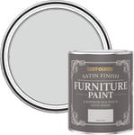 Rust-Oleum Grey Furniture Paint in Satin 750 ml (Pack of 1), Winter 