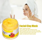 120g / 4oz Turmeric Clay Facial Mask Deep Cleansing Blackhead Removal Oil Co SDS