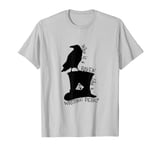 Alice in Wonderland Mad Hatter Raven Riddle T-Shirt