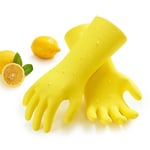 Gants De Ménage Avec Doublure, Gants De Nettoyage¿Gants De Vaisselle En Tpe Pour Cuisine, Salle De Bain, Jardin, Sans Latex, Super Épais