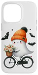 Coque pour iPhone 14 Pro Max Ghost Halloween Vélo effrayant Automne Halloween Ghost Ride