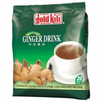 Gold Kili Instant Chinese Ginger Tea Drink 20x18g Sachets x 4 Packs