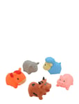 Bathtoys, Farm Animals, 5-Pack Toys Bath & Water Toys Bath Toys Multi/patterned Rätt Start