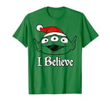 Disney Pixar Toy Story Alien I Believe Santa Claus Christmas T-Shirt