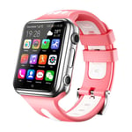 Montre Téléphone Android 4G Traceur GPS 3Go+32Go WiFi Rose Blanc + SD 16Go YONIS - Neuf