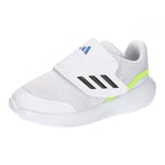 adidas Mixte bébé RunFalcon 3.0 Hook-and-Loop Shoes Low, FTWR White/Core Black/Bright Royal, 23 EU