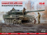 1:35 ICM KIT Leopard 2A6 Of The Armed Forces Of Ukraine With Crew Kit ICM35013