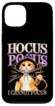 iPhone 13 Hocus Pocus I Cannot Focus Funny Cat Design Case