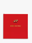 Redback Cards Xmas Dog Pin Christmas Card