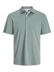 JACK & JONES Men's Jprccrodney SS Polo Sn Shirt, Lily pad, S