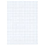 Rhino Exercise Book A4 Squared 5 mm Stapled Side Bound Manila Soft Cover Not perforated Pack of 5