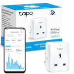 Tapo Smart Plug with Energy Monitoring, Max 13A,Works with Amazon Alexa & Google Home, Wi-Fi Smart Socket, Remote Control, Device Sharing, No Hub Required, Tapo P110, White
