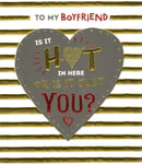 To My Hot Boyfriend Valentine's Day Greeting Card Fab Cards