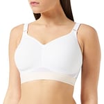 Triumph Women's Triaction Hybrid Lite P EX, Racerback sports bra, WHITE