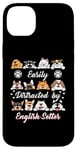 iPhone 14 Plus Easily Distracted by English Setter Irish Setters Funny Case