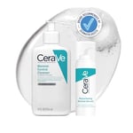 CeraVe Blemish Control Night Time Routine: Blemish Control Cleanser 236ml and Retinol Resurfacing Serum 30ml