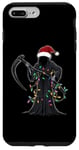 Coque pour iPhone 7 Plus/8 Plus Chapeau de Noël Grim Reaper The Death Christmas