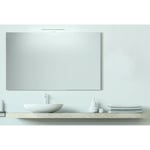 Smmo - Miroir de salle de bains réversible 120x70 cm avec éclairage led premium 45 cm