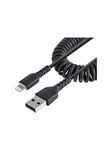 StarTech.com Coiled Apple Lightning to USB Cable for iPhone iPod iPad - 50cm