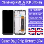 Samsung Galaxy M33 5G SM-M336B LCD Display Screen Touch Digitizer + Frame