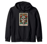 La Chismosa Tarot Card Zip Hoodie