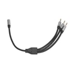 3.5mm TRRS To 3.5mm Cable Female To Male Stereo Splitter Cable For Mobile Ph Hot