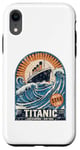 Coque pour iPhone XR Titanic RMS Ship April 1912 Croisière vieilli Design vintage