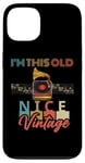 iPhone 13 I'm This Old Record Player Vintage Vinyl Music Men Women Fun Case