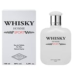 WHISKY Sport • Eau de Toilette 100 ml • Vaporisateur • Parfum Homme • EVAFLORPARIS