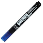 Pebeo Vitrea 160-Glass Paint Frosted Marker, Gitane Blue