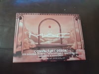 MAC Connect in Colour Eyeshadow Palette EMBEDDED IN BURGUNDY NEW