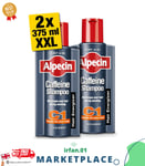 Alpecin Caffeine Natural Hair Shampoo C1 2x 375ml | Against Stronger Thinning an