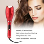 Hair Curling Iron Safe LED Display Fast Heating Automatic Curling Iron Wand TOU