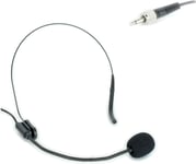 Micro Serre Tête Casque Sans Fil A Condensateur Omnidirectionnel Jack 3,5Mm Avec Filetage Femelle Compatible Avec Microphone Radio Proel/Sennhe R