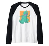 Rugrats Big Reptar Color Square Raglan Baseball Tee