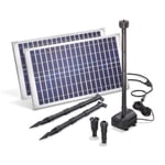 Kit pompe solaire bassin Fountain Pro 1750L-50W - ESOTEC - Version Pro - 1750L/h - 50W - Noir