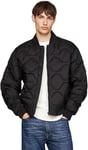 Tommy Hilfiger Veste Matelassée Homme Onion Quilted Bomber Mi-Saison, Noir (Black), XL