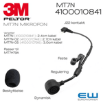 3M Peltor MT7N Mikrofonarm