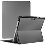 Housse pour Microsoft Surface Pro 9 et Pro 11 Support Fin Collection Slim Gris