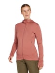 Icebreaker Merino 260 Quantum LS Zip Hoodie dame Cedar Wood IBBA56XR01M S 2024