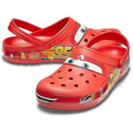 UNISEX Crocs Classic Clogs Lightning McQueen Bil Hål Skor Tofflor 100% Ny-Perfekt red 44