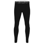 Björn Borg Caleçon Long Homme - Long John ,Couleur Unie, Cotton Stretch Noir Xxl