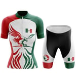 Factory8 - Country Jerseys - Love Your Country! Cycling Jerseys & Sets Collection - Team Mexico "New Day Rising" Women's Cycling Jersey & Short Set - Jersey & Short Set - 5XL