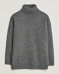 Gloverall Submariner Chunky Wool Roll Neck Grey