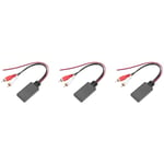 Tlily - 3X Car Adaptateur Universel De Musique Module Sans Bluetooth Aux Audio Cable