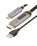 StarTech.com Câble USB-C vers HDMI 2.0 Optique Actif (AOC) de 9,15m, 4K 60Hz, Classé CL3, Actif, Adaptateur