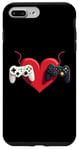 Coque pour iPhone 7 Plus/8 Plus Manettes de jeu d'amour pour la Saint-Valentin Gamers Couple