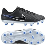 Nike Tiempo Legend 10 Academy MG Shadow - Svart/Krom/Blå Barn, storlek 36