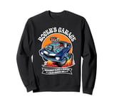 Roger's Garage Hotrod Classic Car Design for the Name Roger Sweatshirt